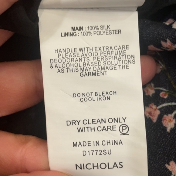 NWT NICHOLAS Blocked Slip Dress Persimmon Multi - Picture 7 of 12